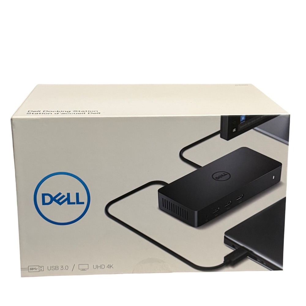 Dell USB 3.0 Ultra HD/4K Triple Display Docking Station (D3100) Home & Office